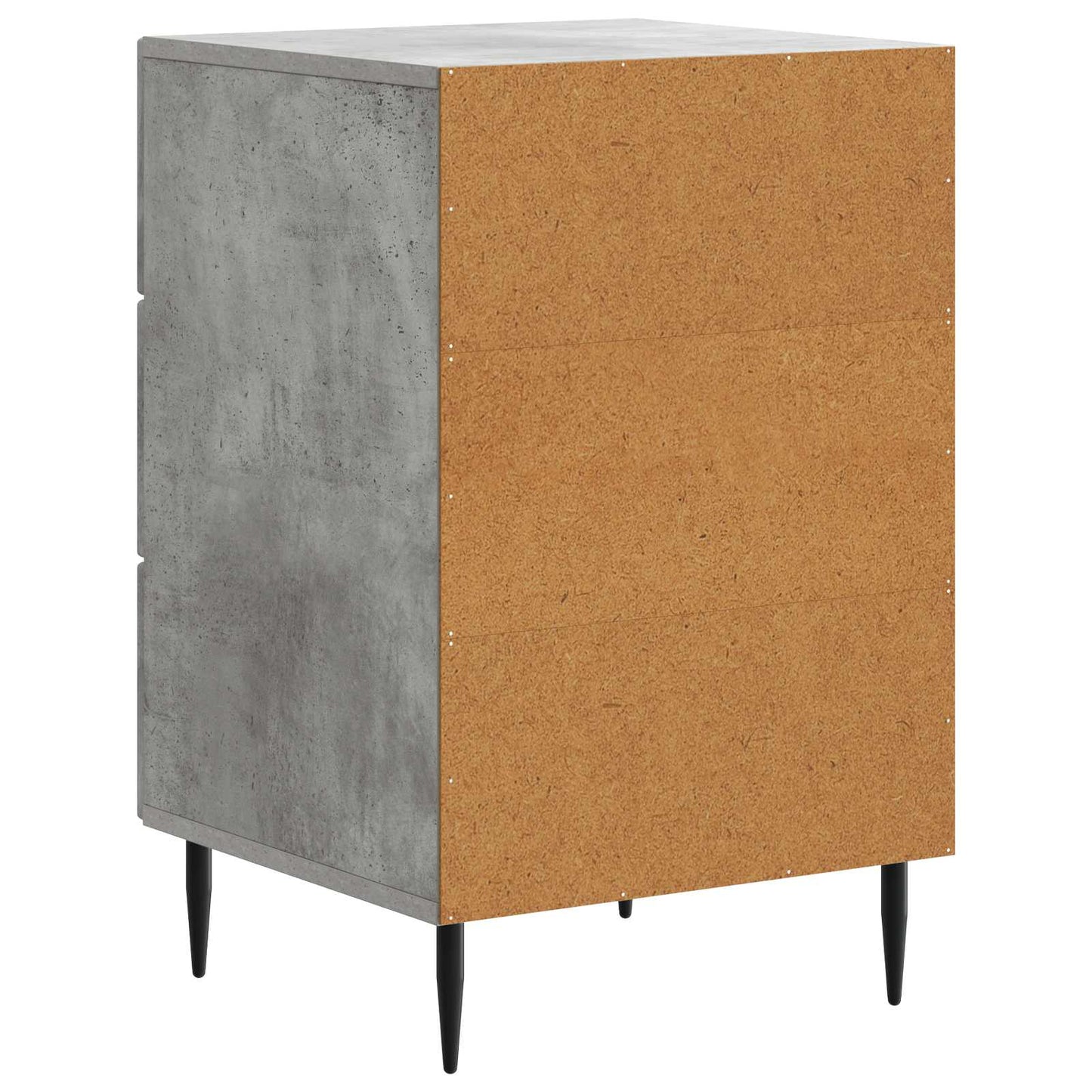 Nattbordskap Betonggrå 43 x 41 x 66,5 cm Konstruert tre