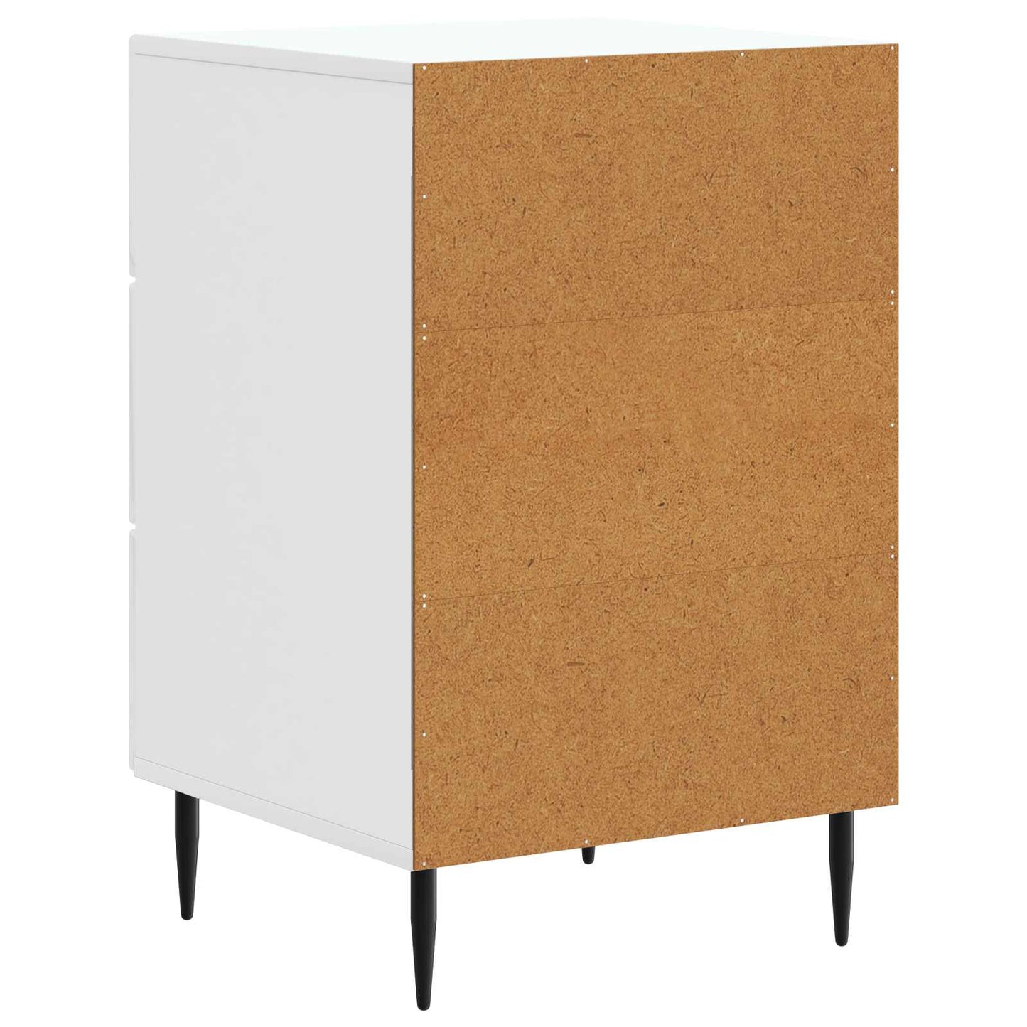 Nattbordskap Høgglans hvit 43 x 41 x 66,5 cm Konstruert tre