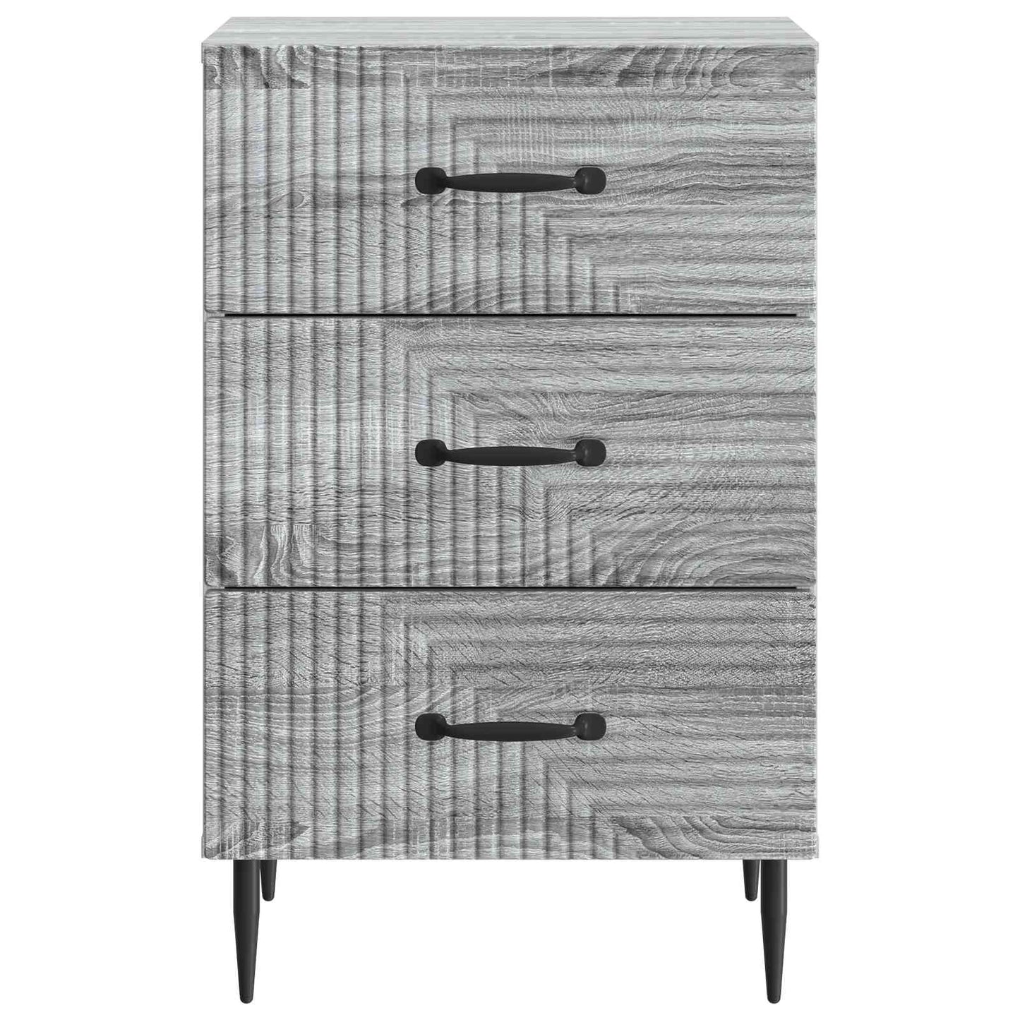 Nattbordskap Grå sonoma 43 x 41 x 66,5 cm Konstruert tre