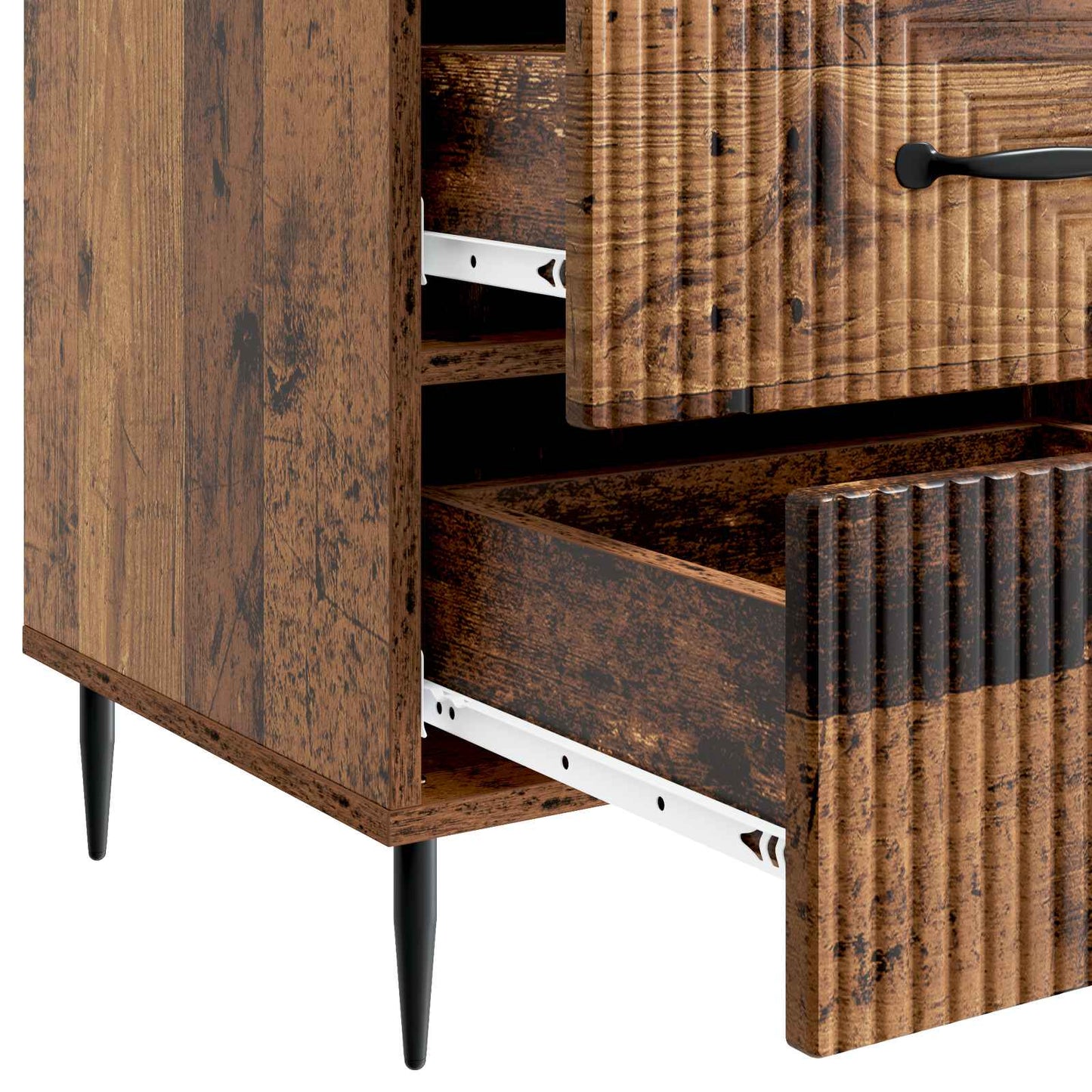 Nattbordskap Gammelt tre 43 x 41 x 66,5 cm Konstruert tre
