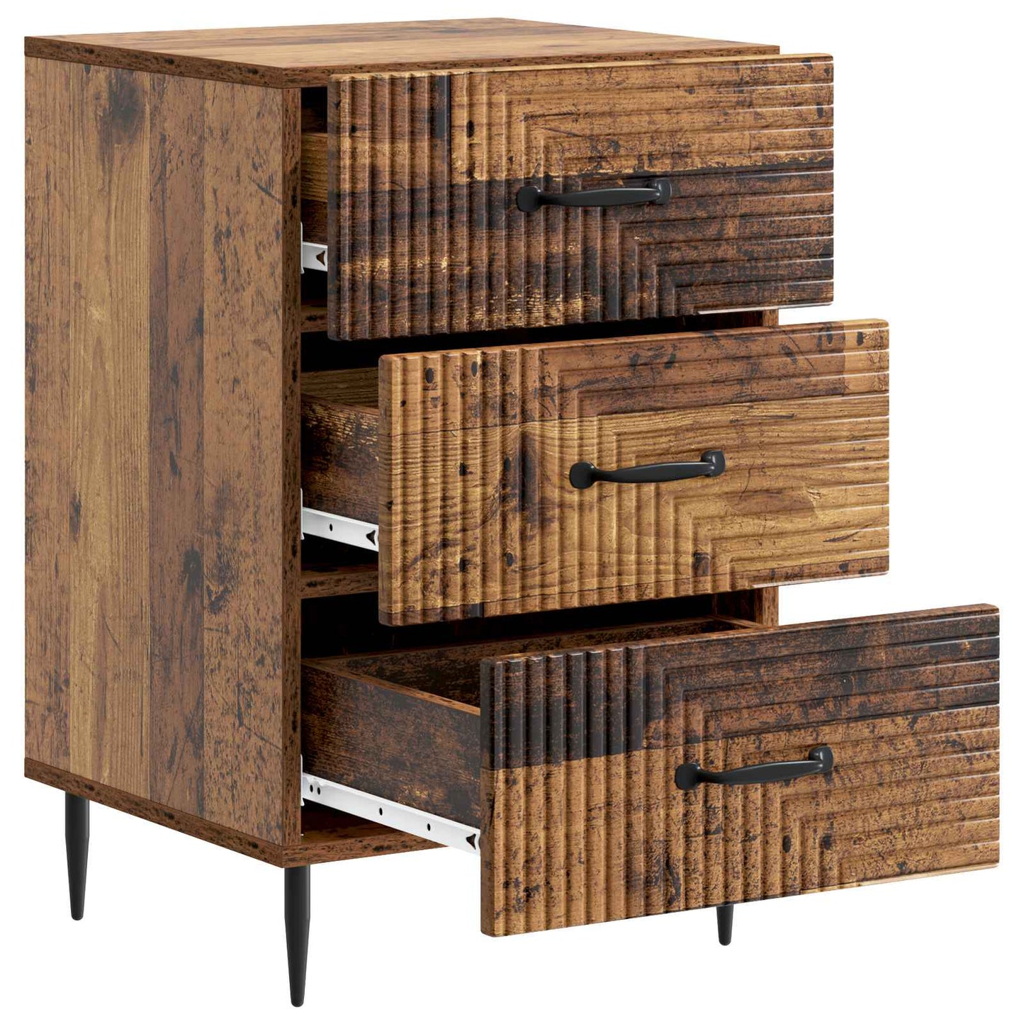 Nattbordskap Gammelt tre 43 x 41 x 66,5 cm Konstruert tre