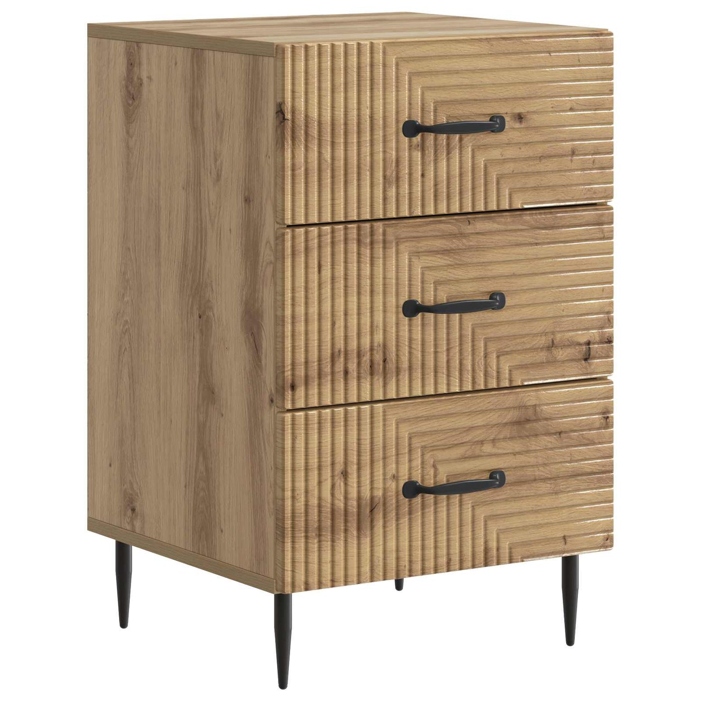 Nattbordskap Artisan eik 43 x 41 x 66,5 cm Konstruert tre