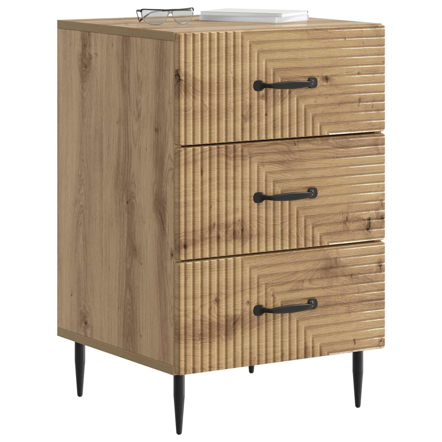 Nattbordskap Artisan eik 43 x 41 x 66,5 cm Konstruert tre