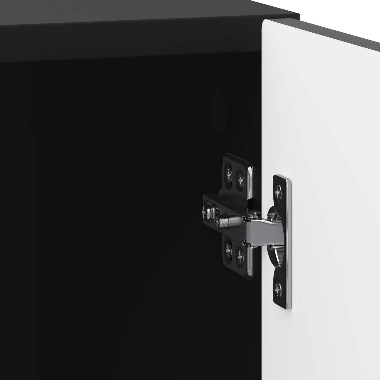 Nattbordskap 2 pcs Svart 43 x 34,5 x 50 cm Konstruert tre