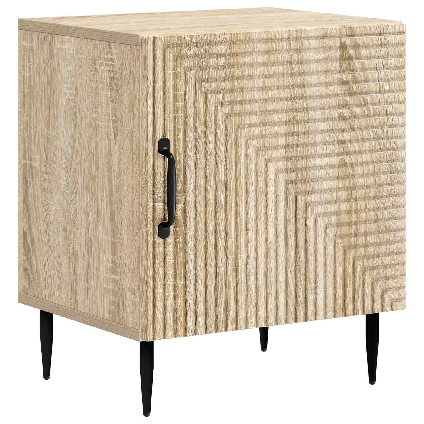 Nattbordskap 2 pcs Sonoma eik 43 x 34,5 x 50 cm Konstruert tre
