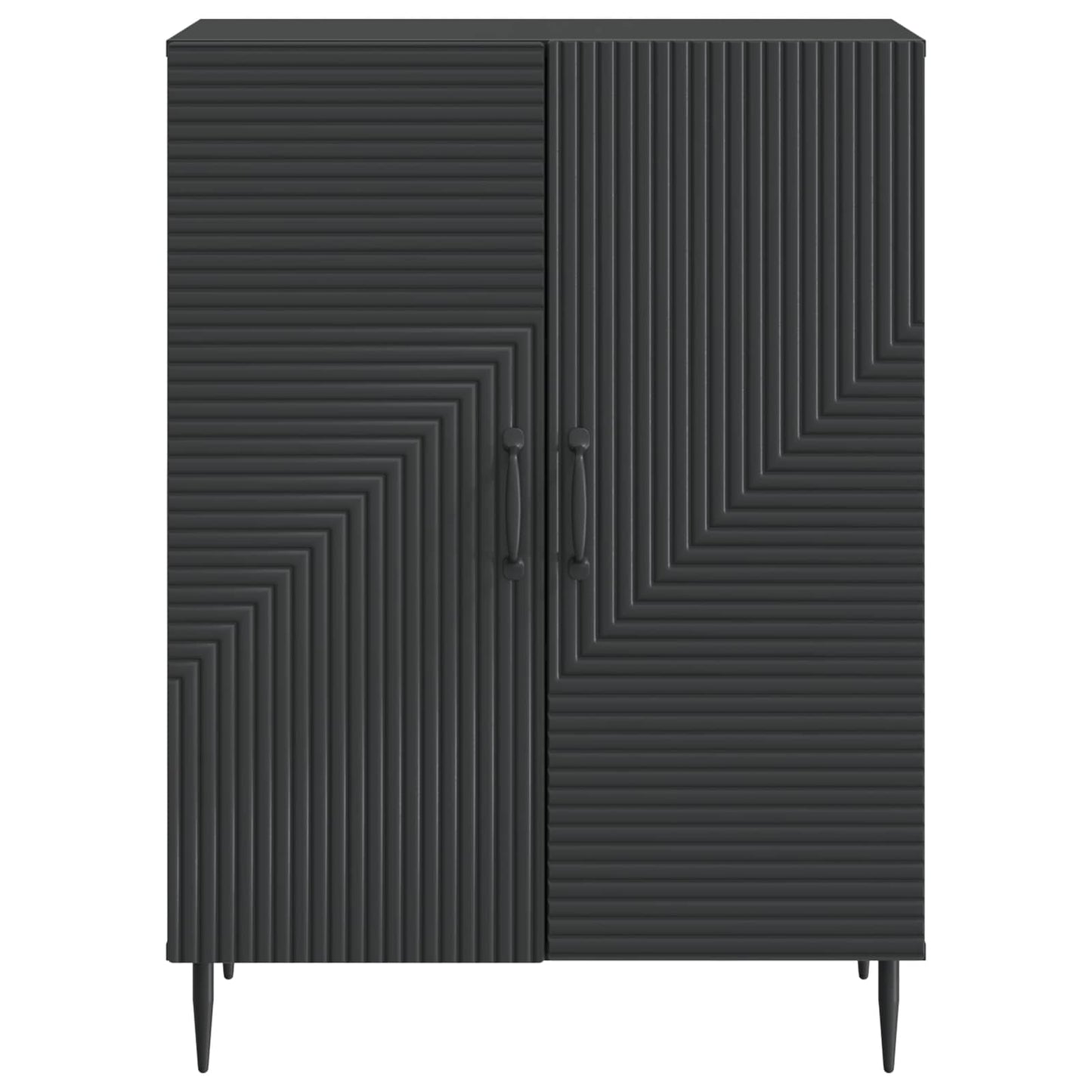 Serviesskap Svart 66 x 34,5 x 89,5 cm Konstruert tre