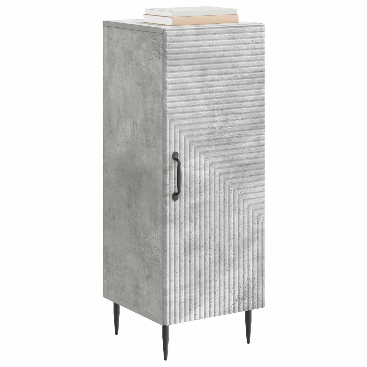 Serviesskap Betonggrå 33 x 34,5 x 89,5 cm Konstruert tre