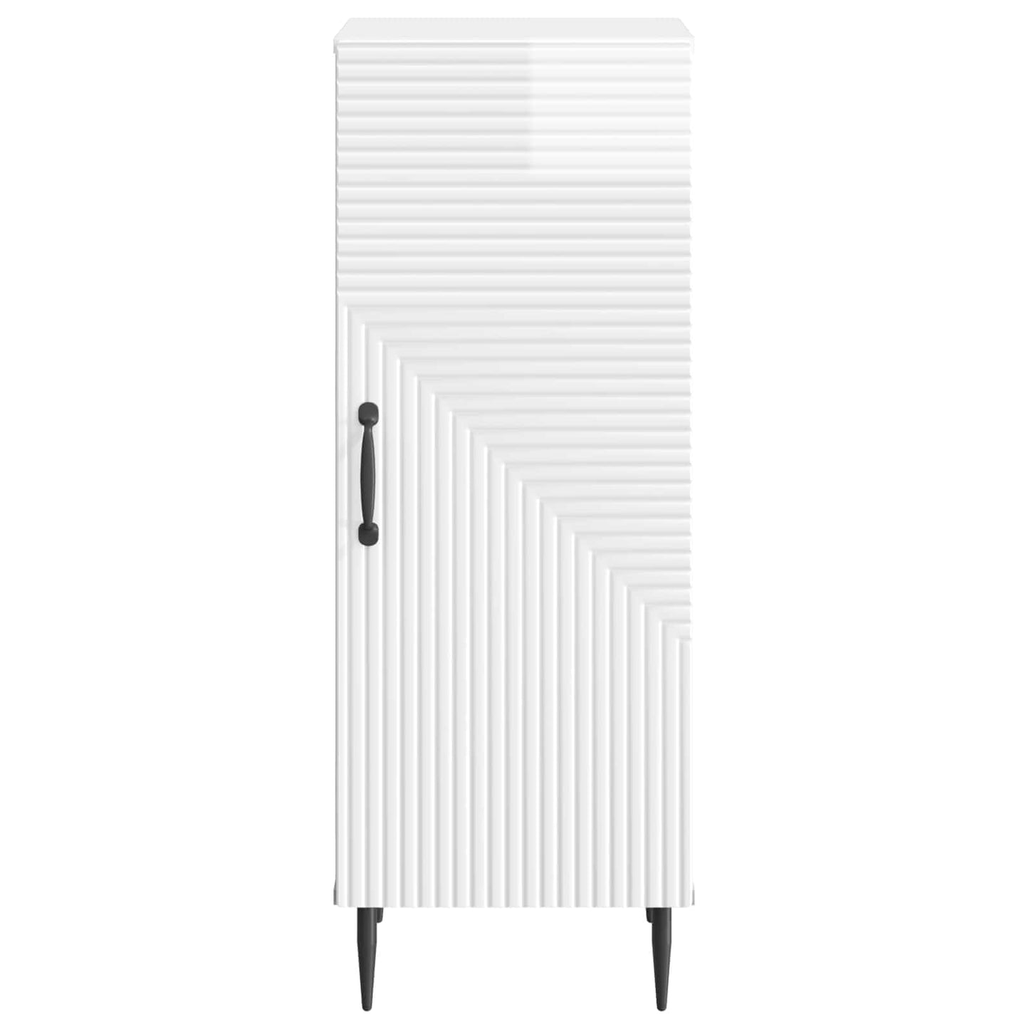 Serviesskap Høgglans hvit 33 x 34,5 x 89,5 cm Konstruert tre