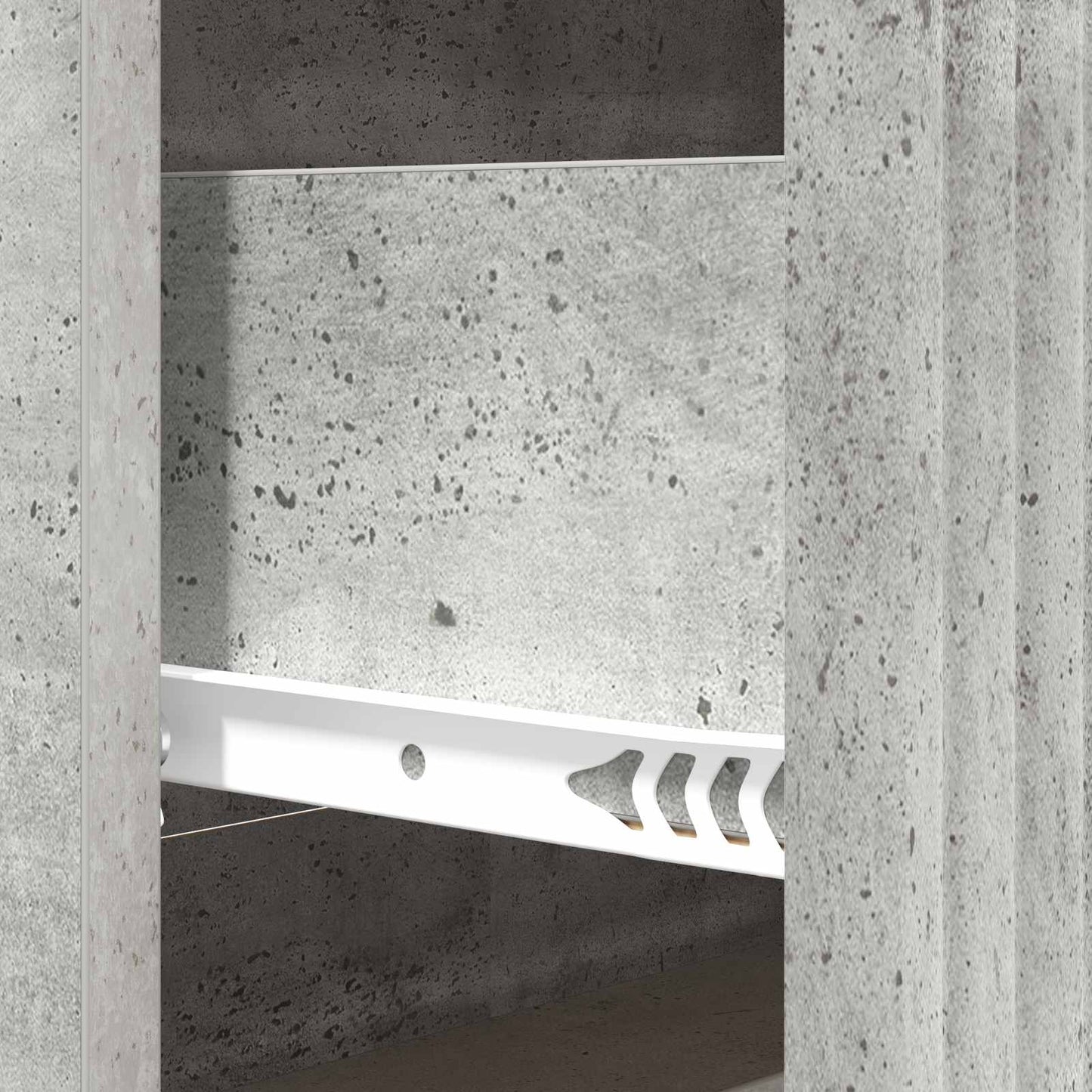 Skuffeskap Betonggrå 66 x 34,5 x 89,5 cm Konstruert tre