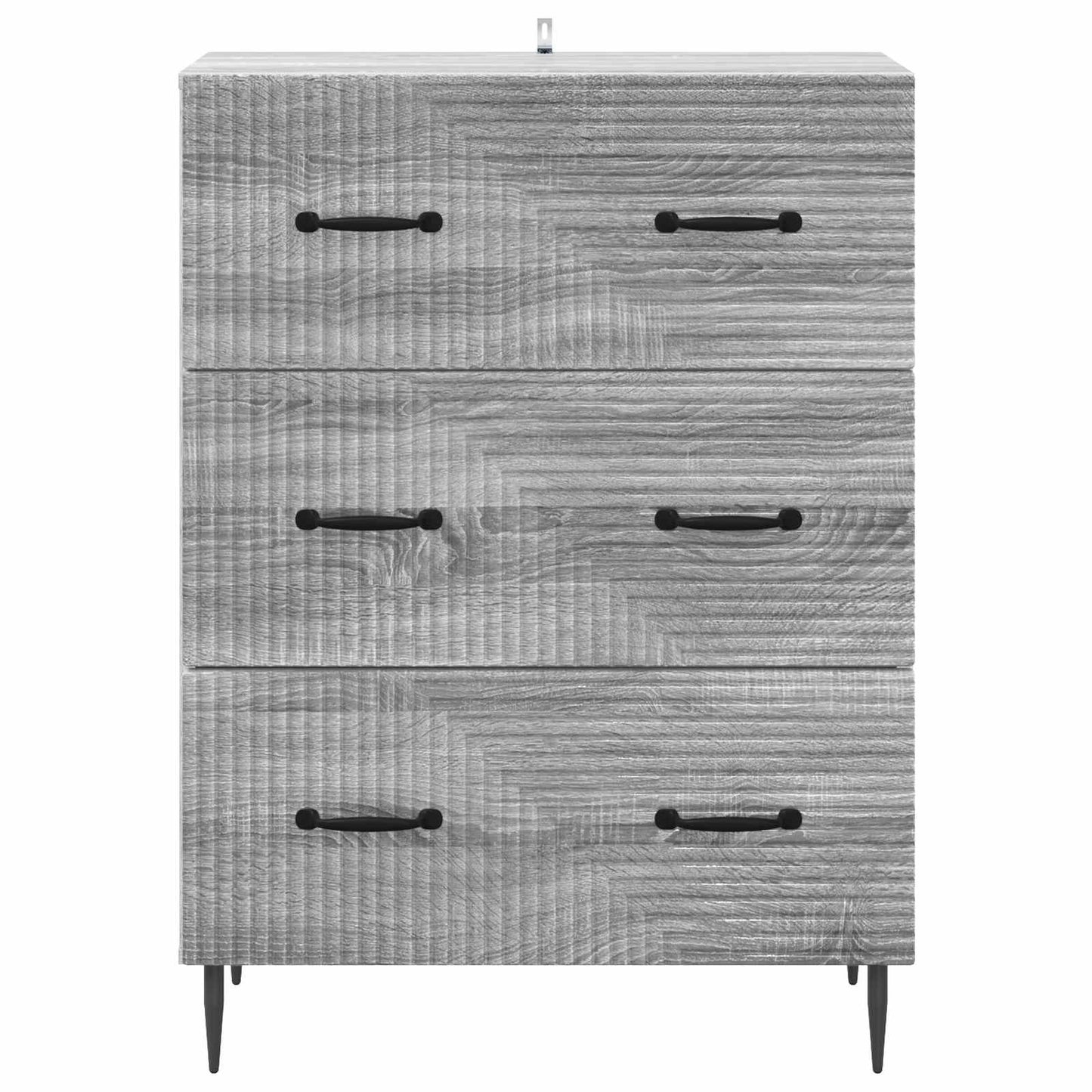 Skuffeskap Grå Sonoma 66 x 34,5 x 89,5 cm Konstruert tre
