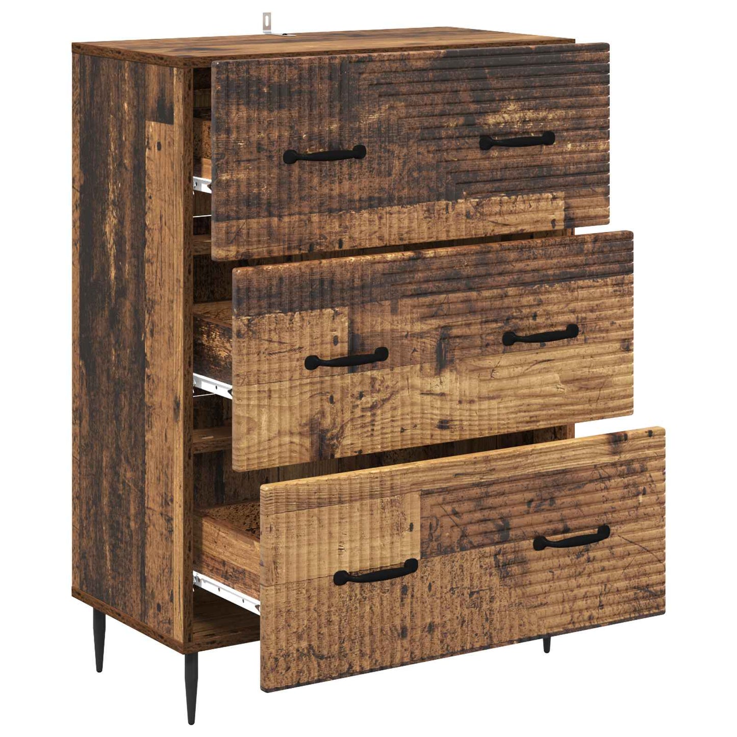 Skuffeskap Gammelt tre 66 x 34,5 x 89,5 cm Konstruert tre