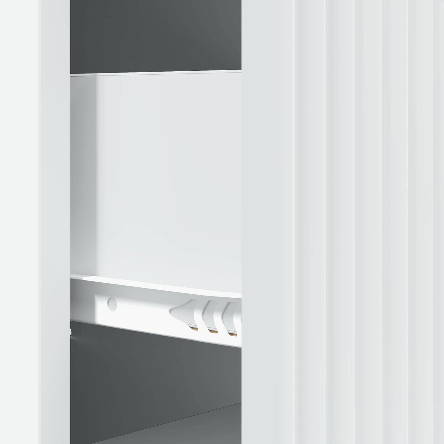 Skuffeskap Hvit 33 x 34,5 x 89,5 cm Konstruert tre