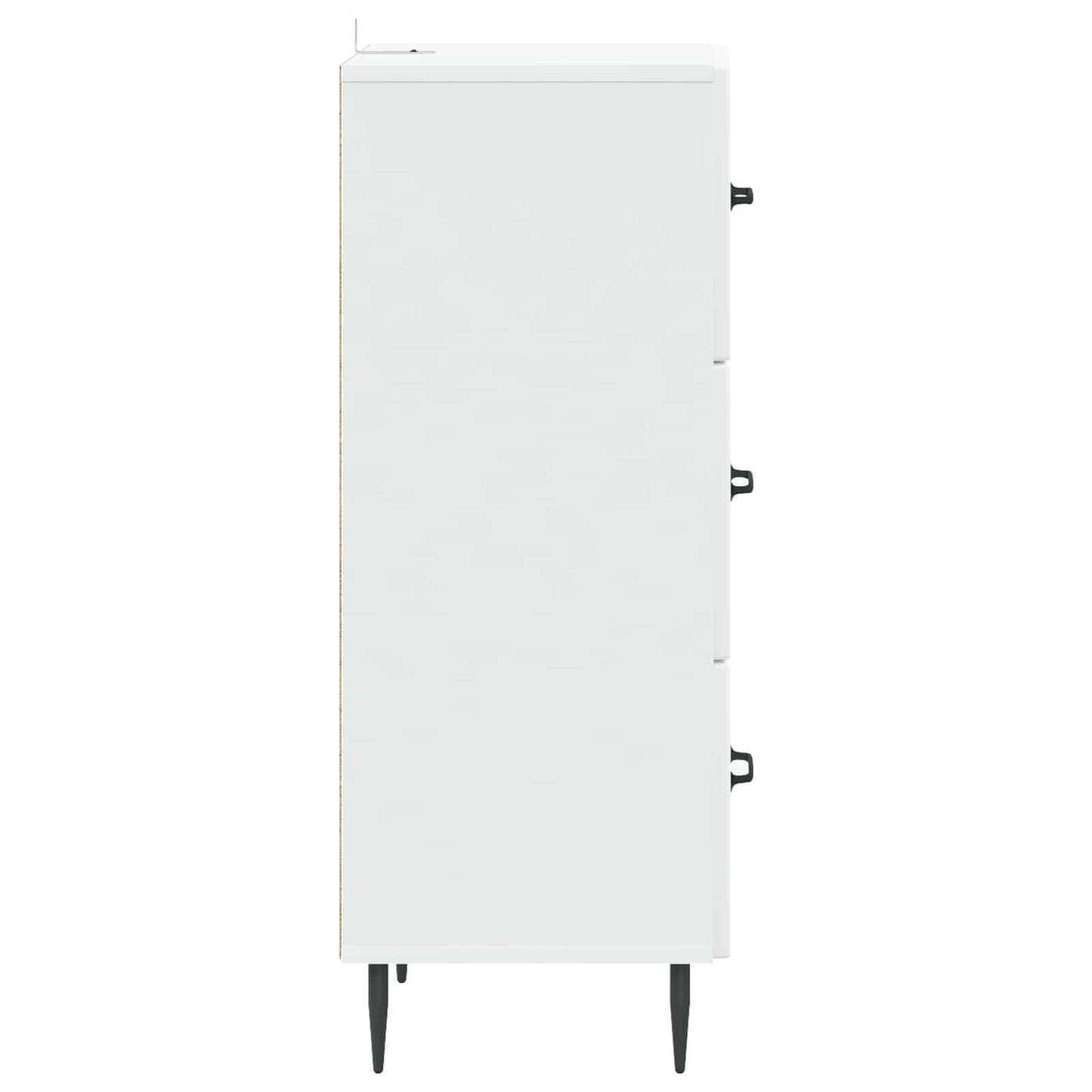 Skuffeskap Hvit 33 x 34,5 x 89,5 cm Konstruert tre