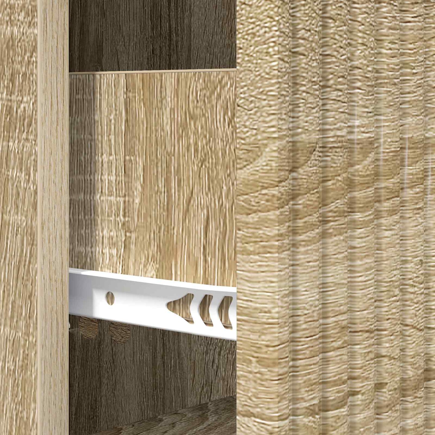 Skuffeskap Sonoma eik 33 x 34,5 x 89,5 cm Konstruert tre