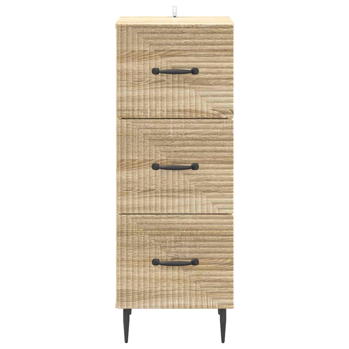 Skuffeskap Sonoma eik 33 x 34,5 x 89,5 cm Konstruert tre