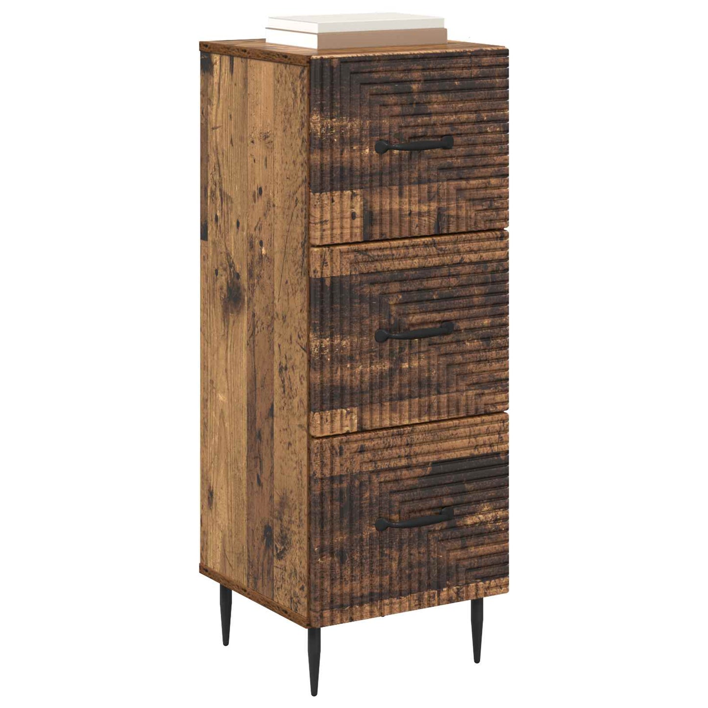 Skuffeskap Gammelt tre 33 x 34,5 x 89,5 cm Konstruert tre