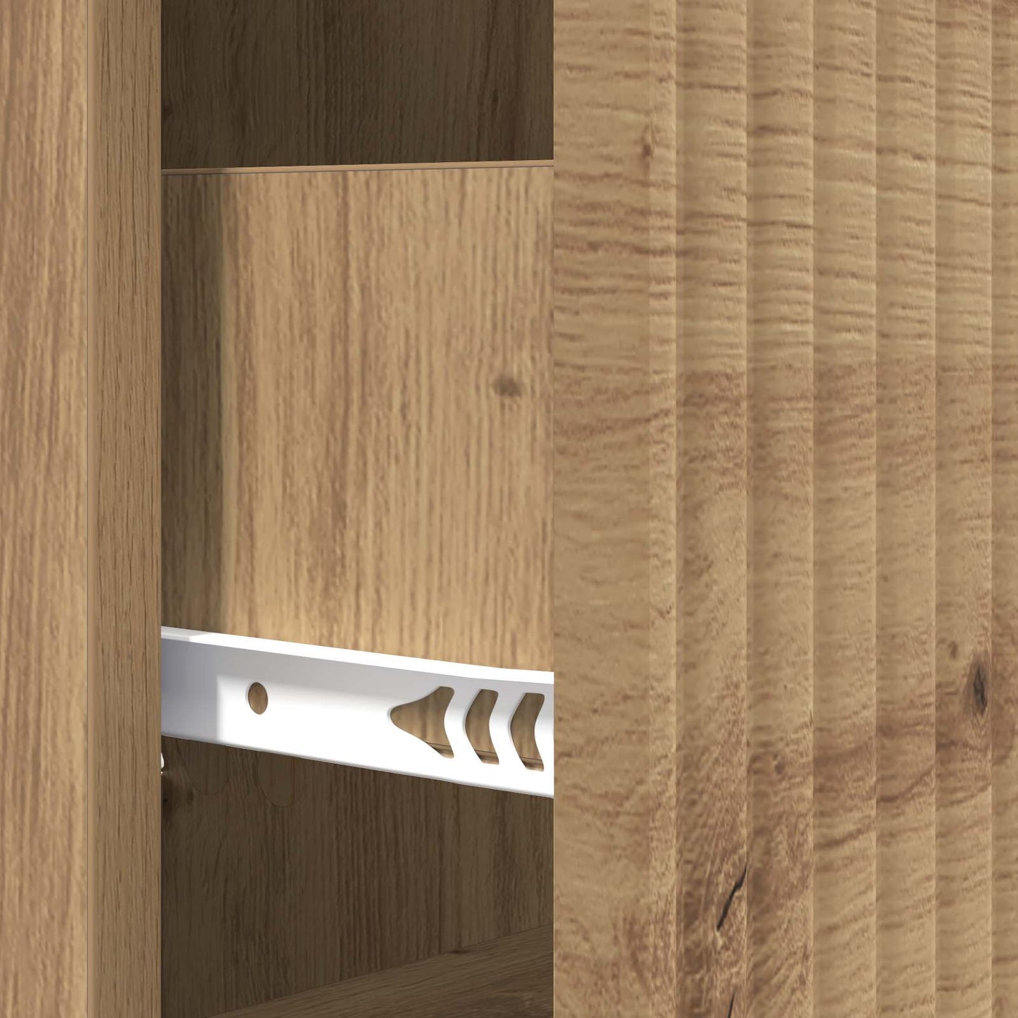 Skuffeskap 33 x 34,5 x 89,5 cm Konstruert tre Artisan eik
