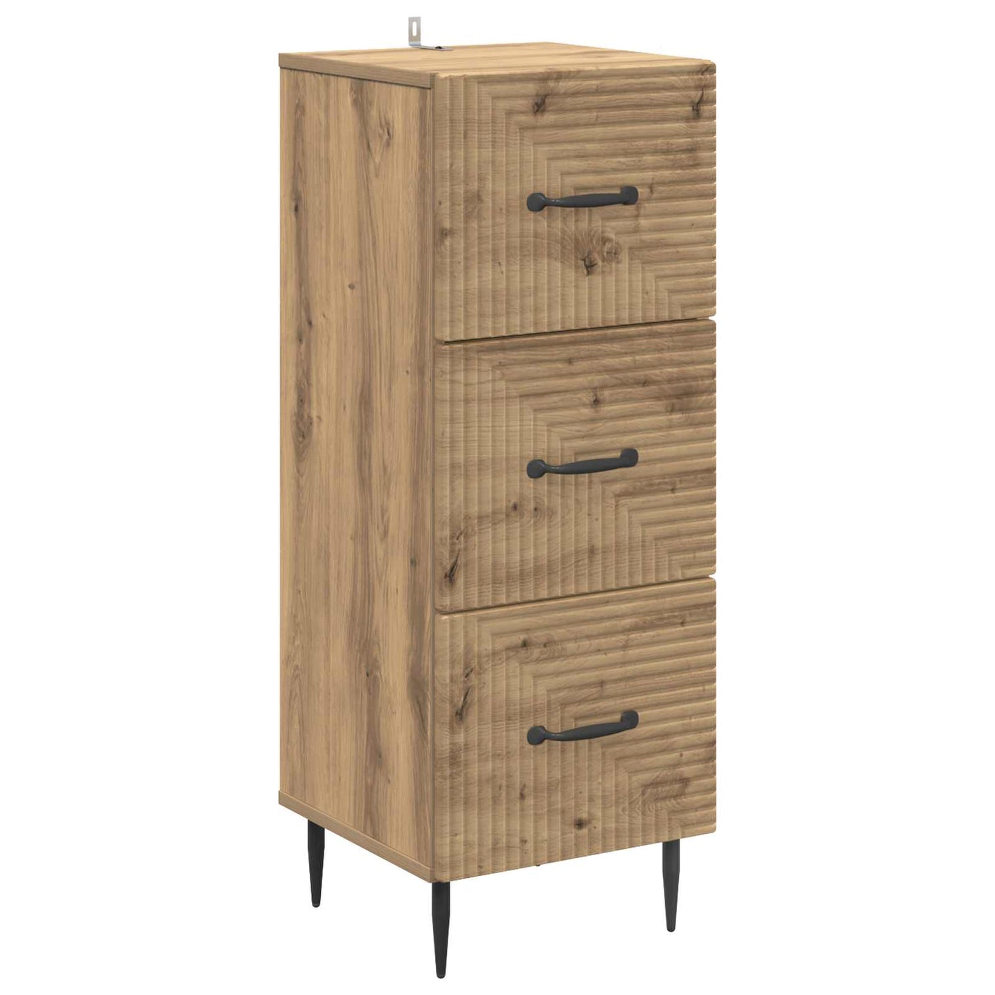Skuffeskap 33 x 34,5 x 89,5 cm Konstruert tre Artisan eik