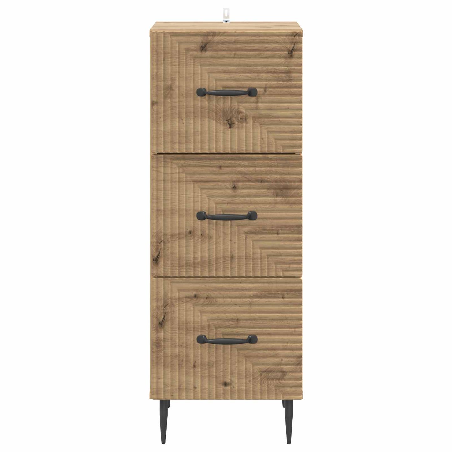Skuffeskap 33 x 34,5 x 89,5 cm Konstruert tre Artisan eik