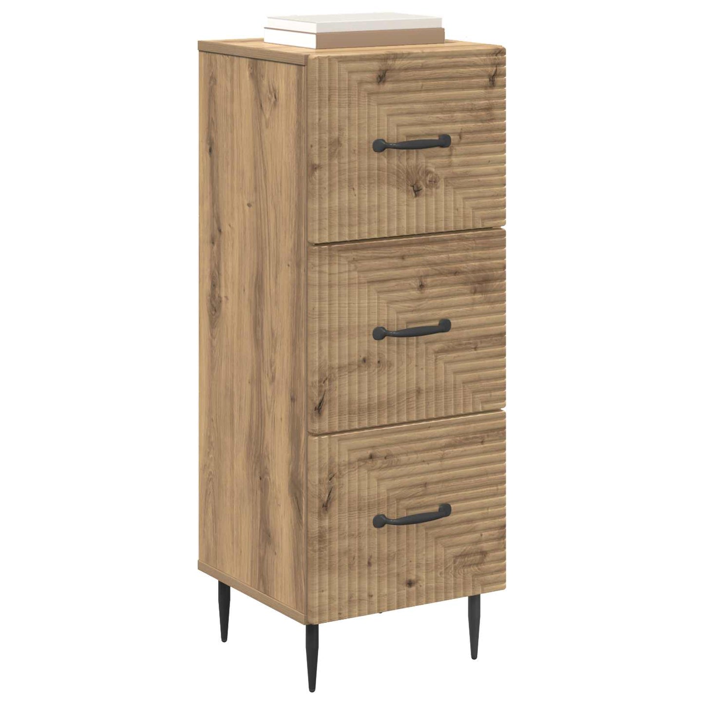 Skuffeskap 33 x 34,5 x 89,5 cm Konstruert tre Artisan eik
