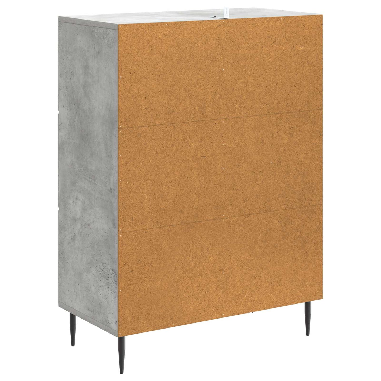 Serviesskap Betonggrå 66 x 34,5 x 89,5 cm Konstruert tre
