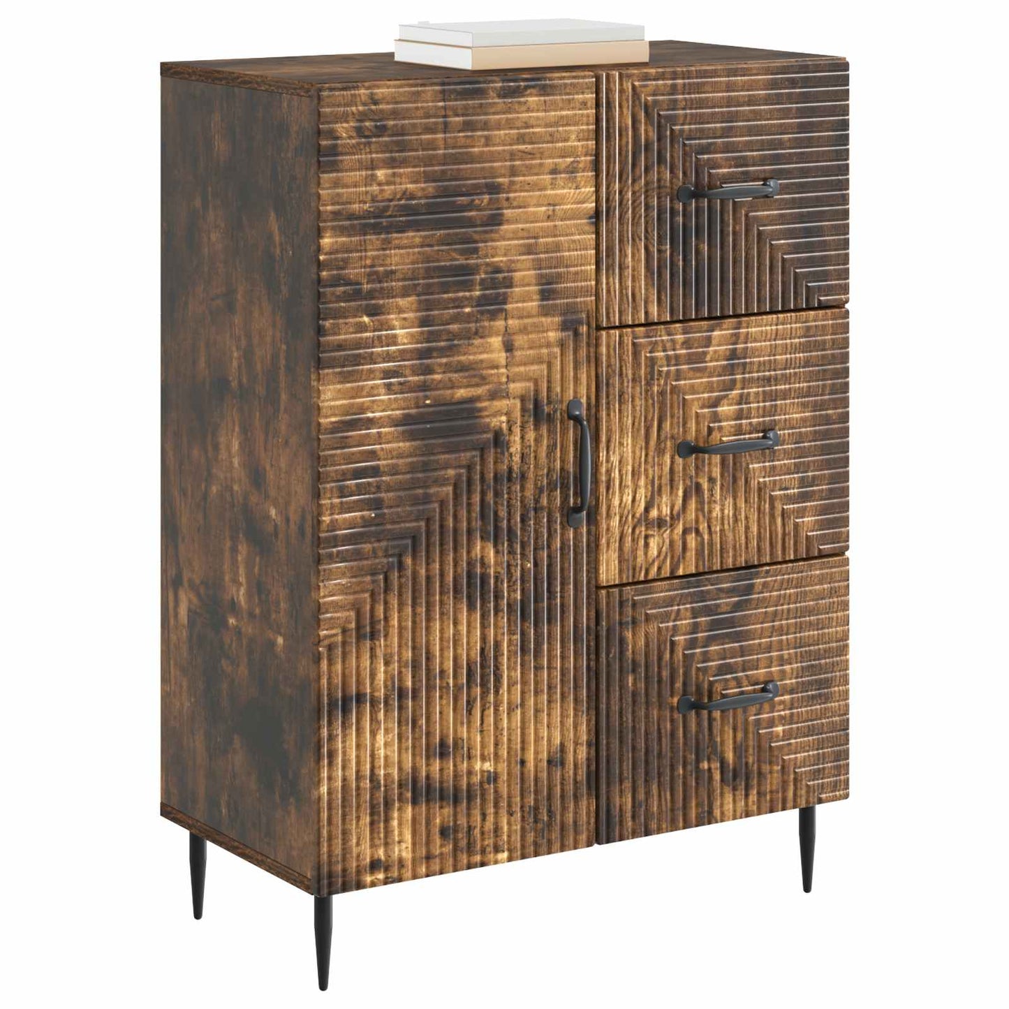 Serviesskap Røkt Eik 66 x 34,5 x 89,5 cm Konstruert tre