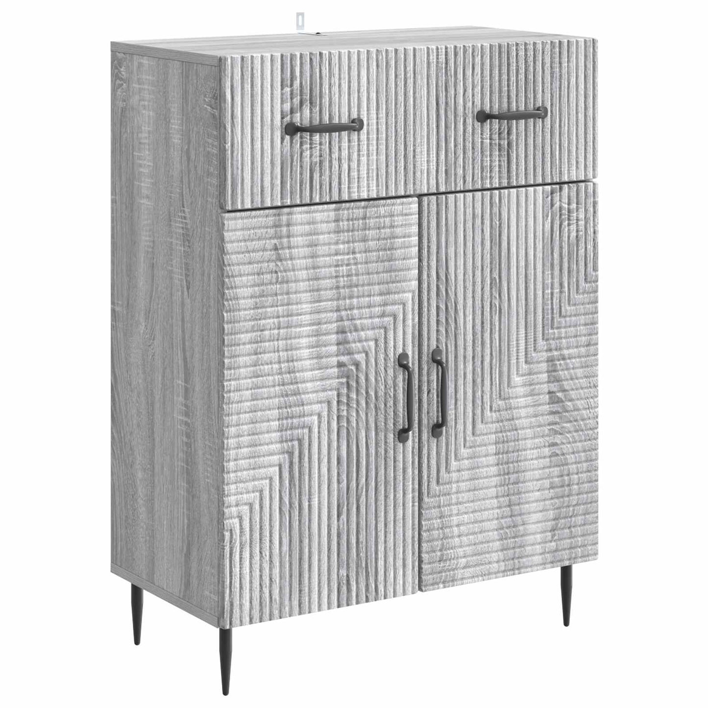 Serviesskap Grå sonoma 66 x 34,5 x 89,5 cm Konstruert tre
