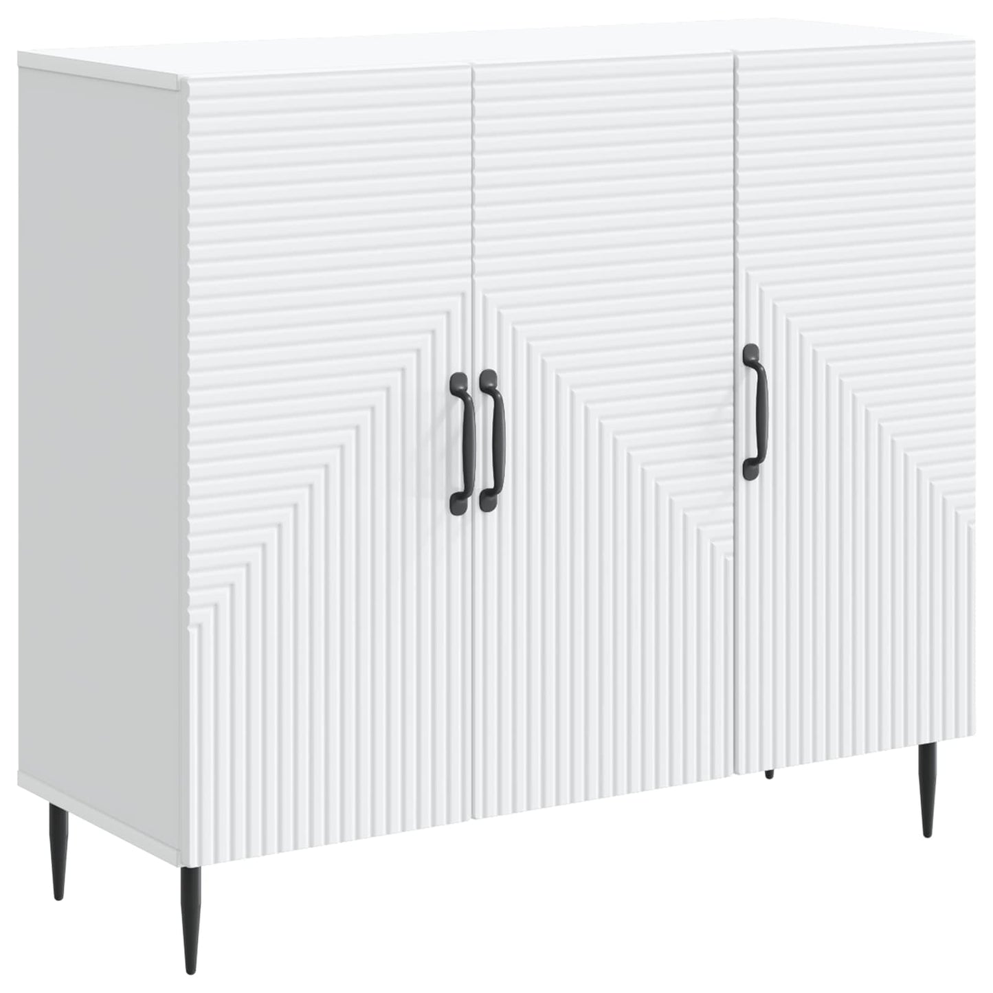 Serviesskap Hvit 89 x 34,5 x 80 cm Konstruert tre