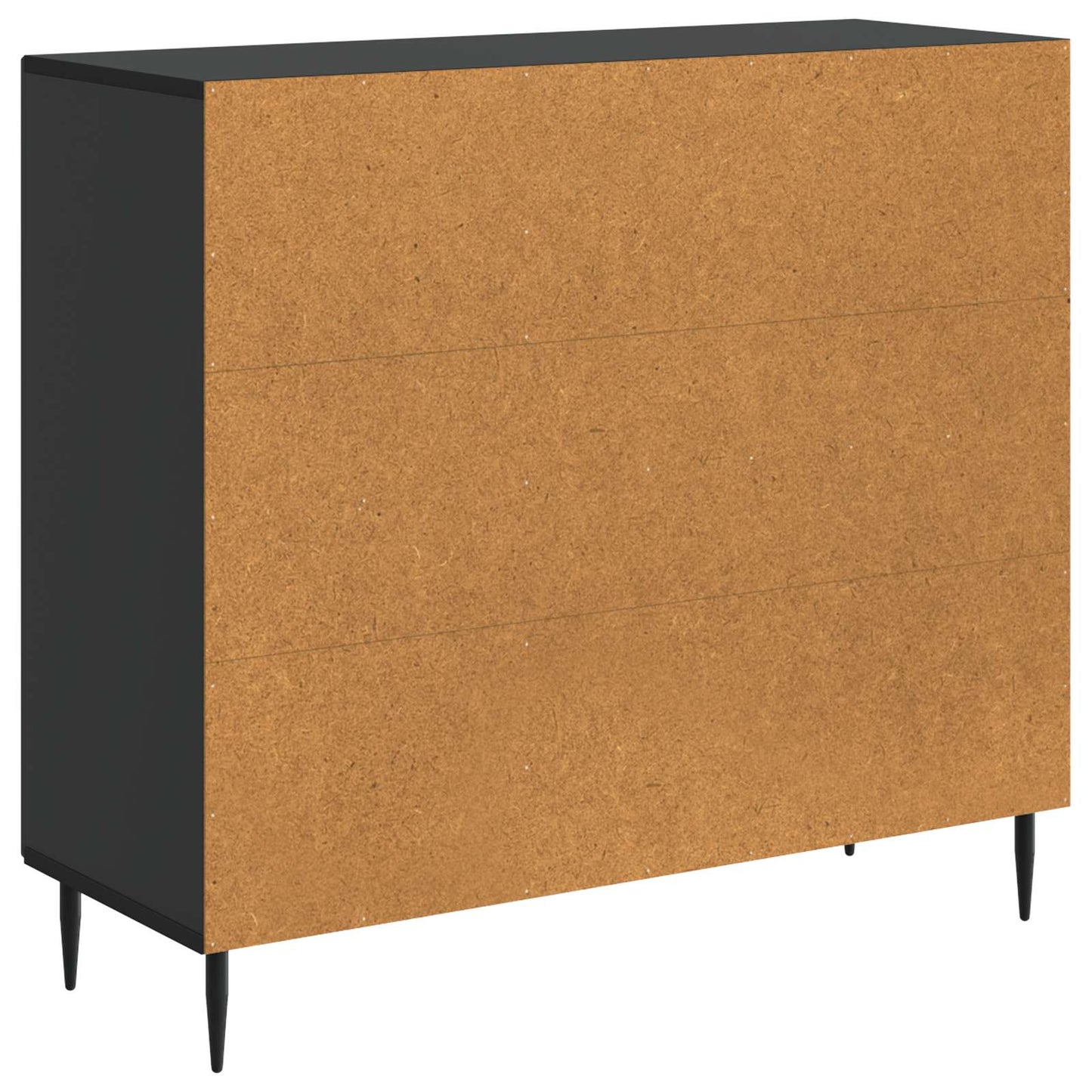 Serviesskap Svart 89 x 34,5 x 80 cm Konstruert tre