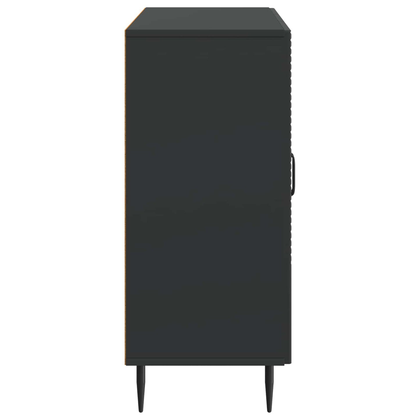 Serviesskap Svart 89 x 34,5 x 80 cm Konstruert tre