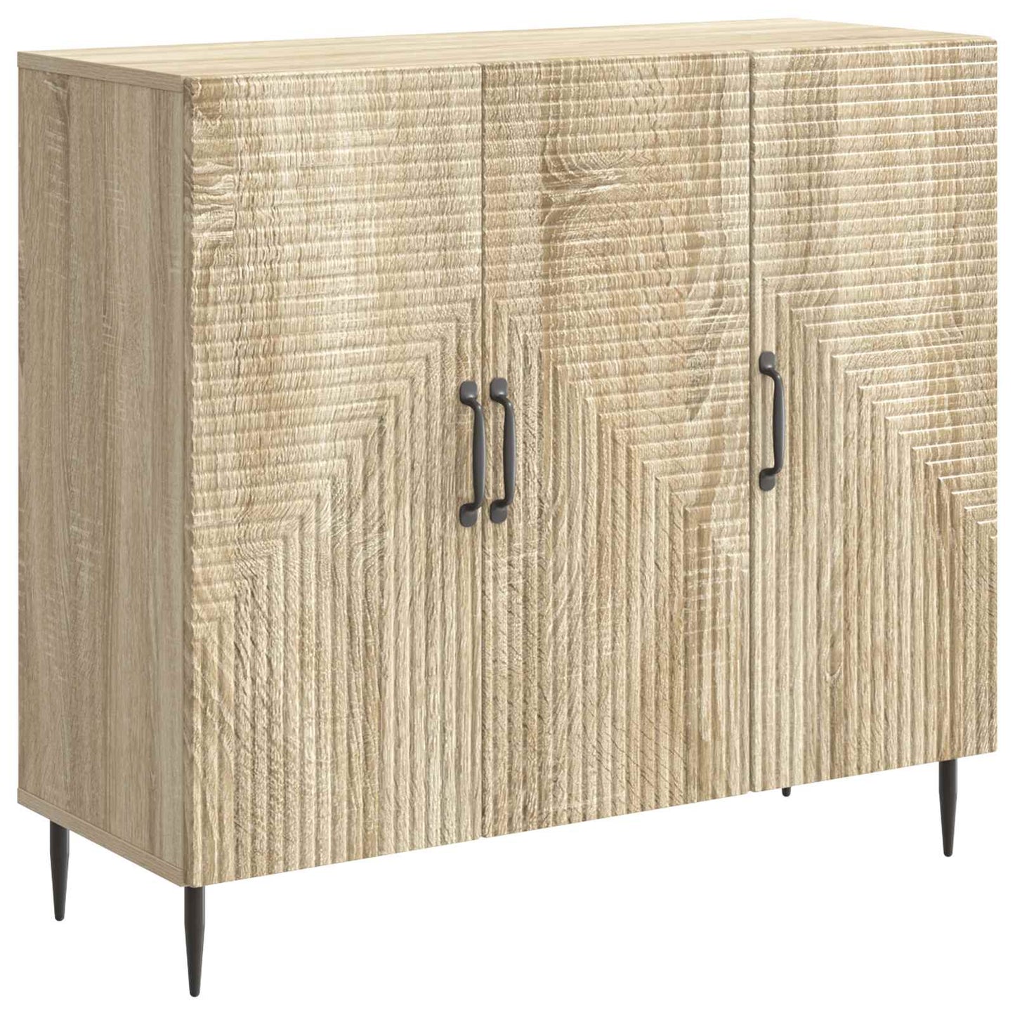 Serviesskap Sonoma eik 89 x 34,5 x 80 cm Konstruert tre