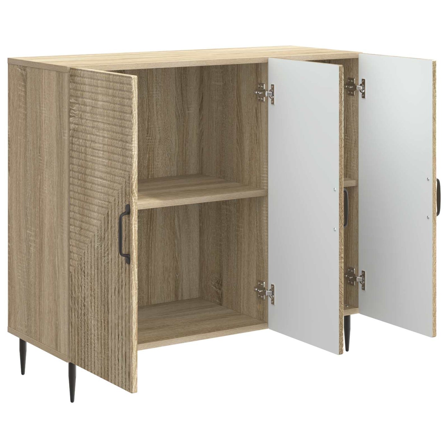 Serviesskap Sonoma eik 89 x 34,5 x 80 cm Konstruert tre