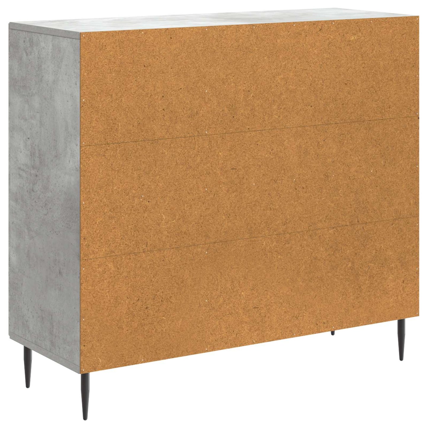 Serviesskap Betonggrå 89 x 34,5 x 80 cm Konstruert tre