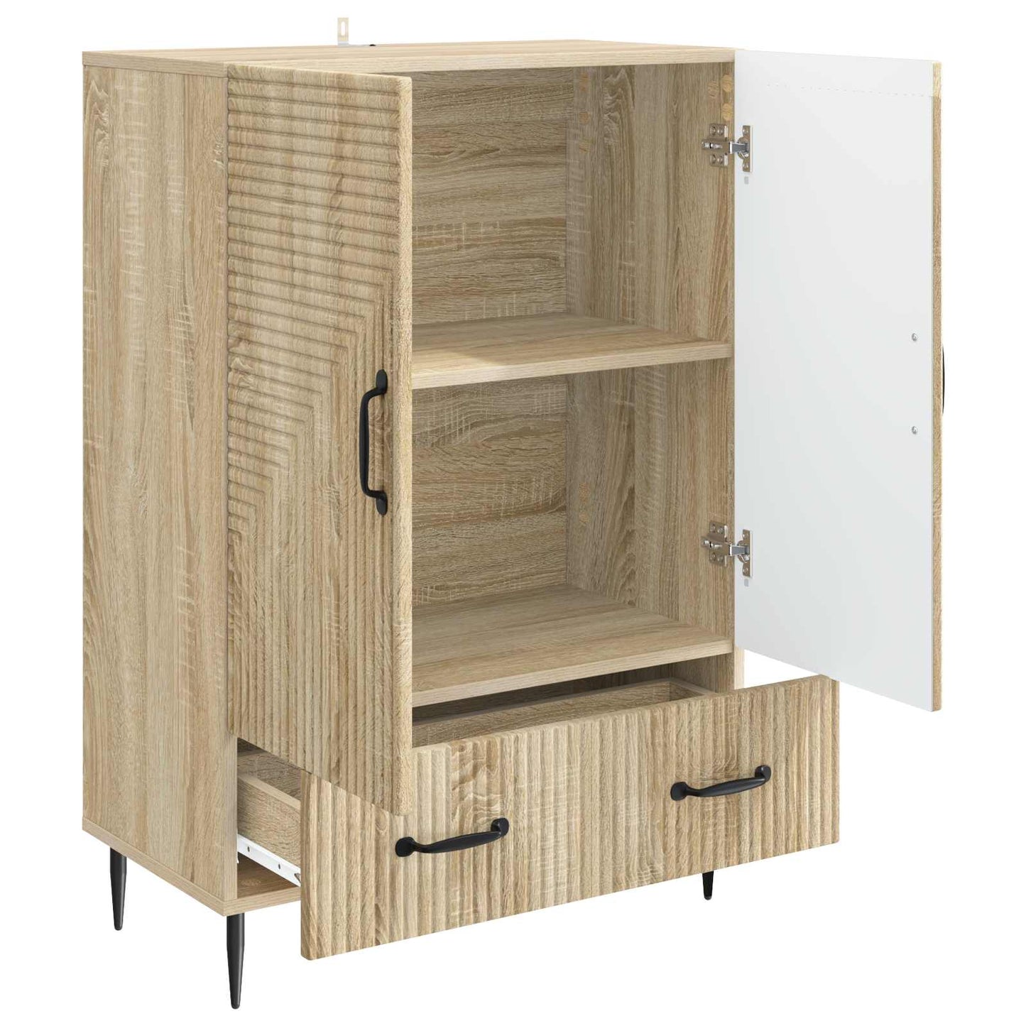 Serviesskap Sonoma eik 66 x 34,5 x 95 cm Konstruert tre