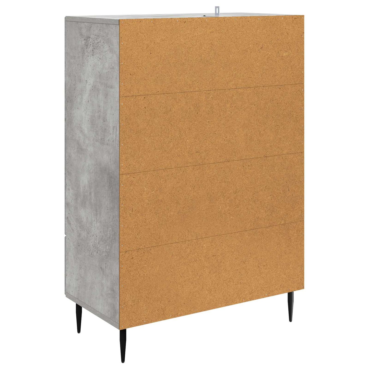 Serviesskap Betonggrå 66 x 34,5 x 95 cm Konstruert tre