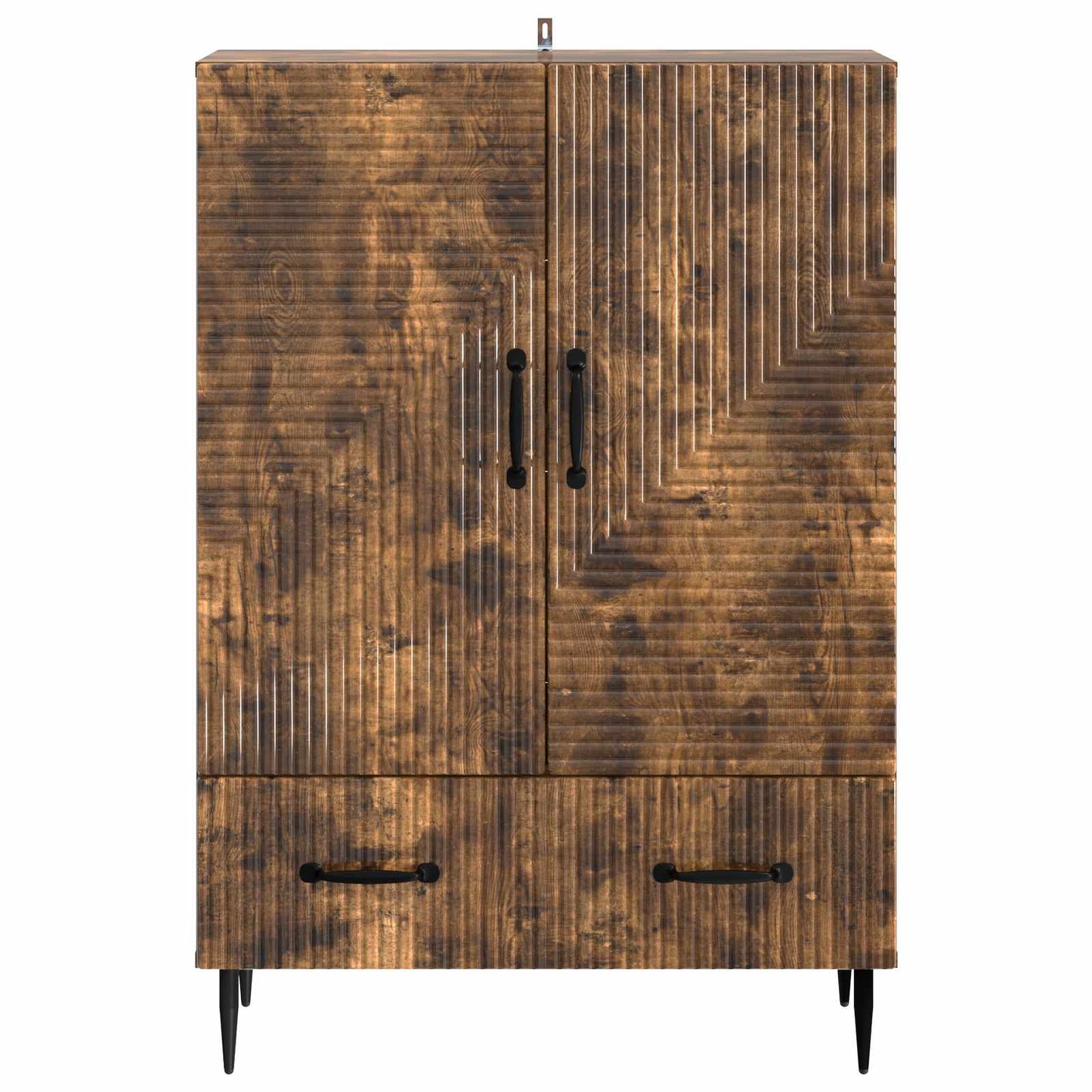 Serviesskap med skuff Røkt Eik 66 x 34,5 x 95 cm Konstruert tre