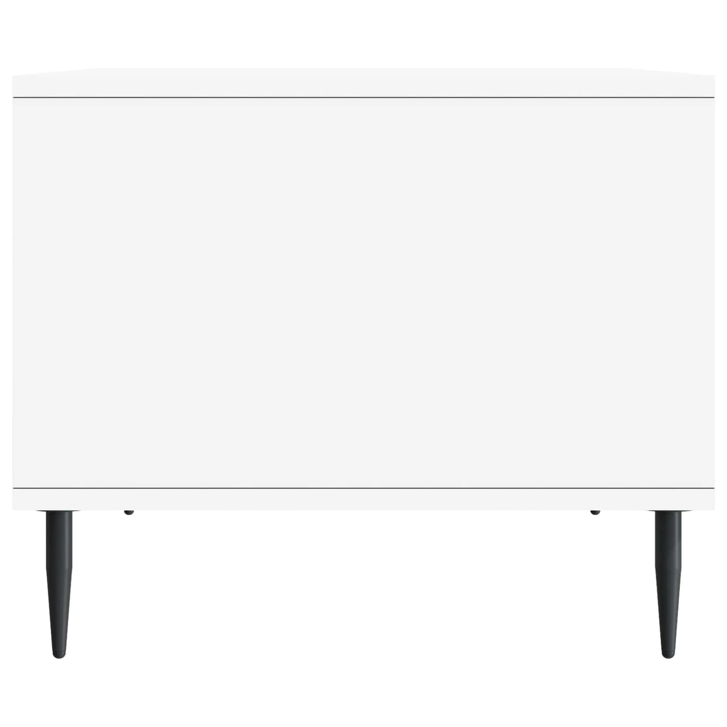 Kaffebord Hvit 90 x 50 x 40 cm Konstruert tre