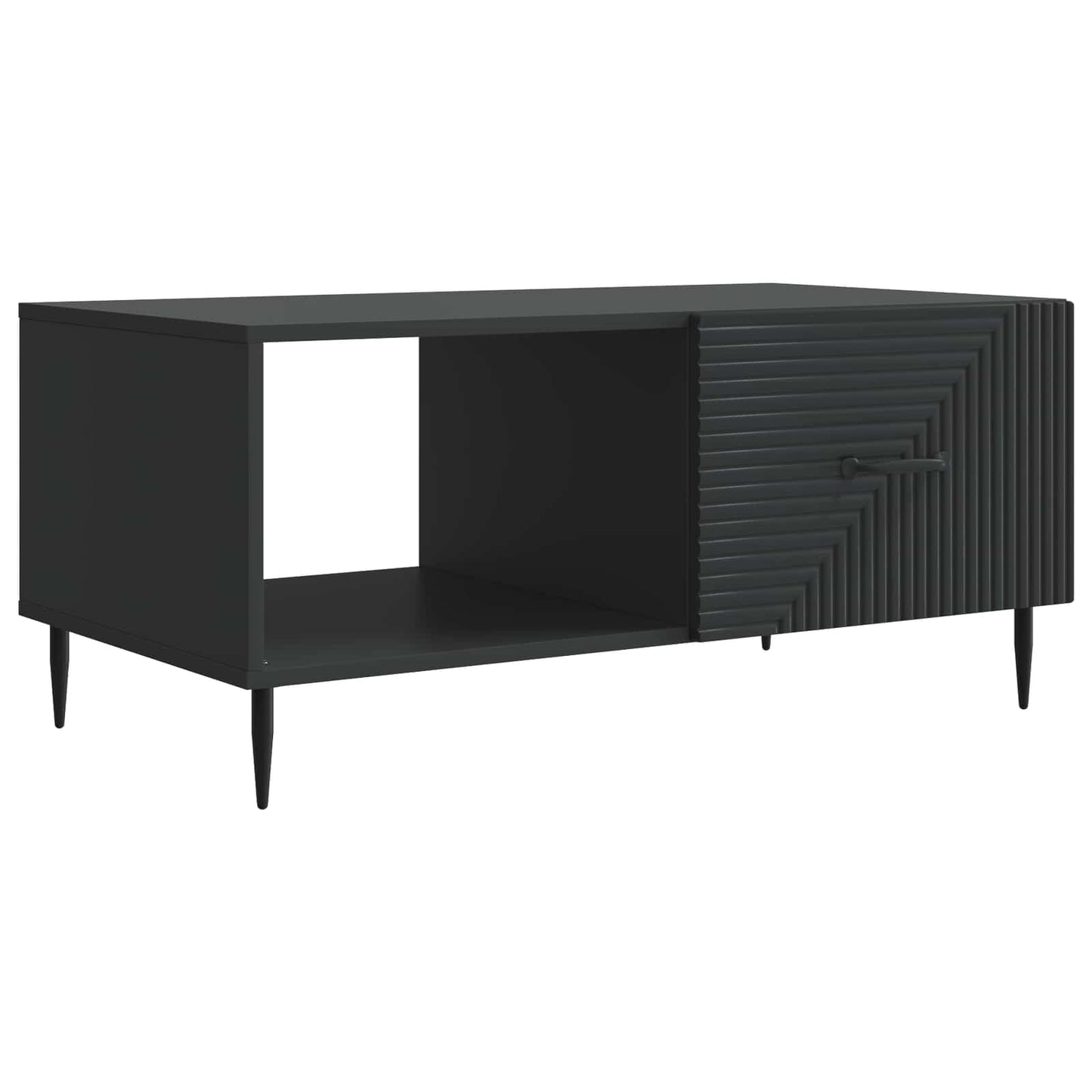 Kaffebord Svart 90 x 50 x 40 cm Konstruert tre