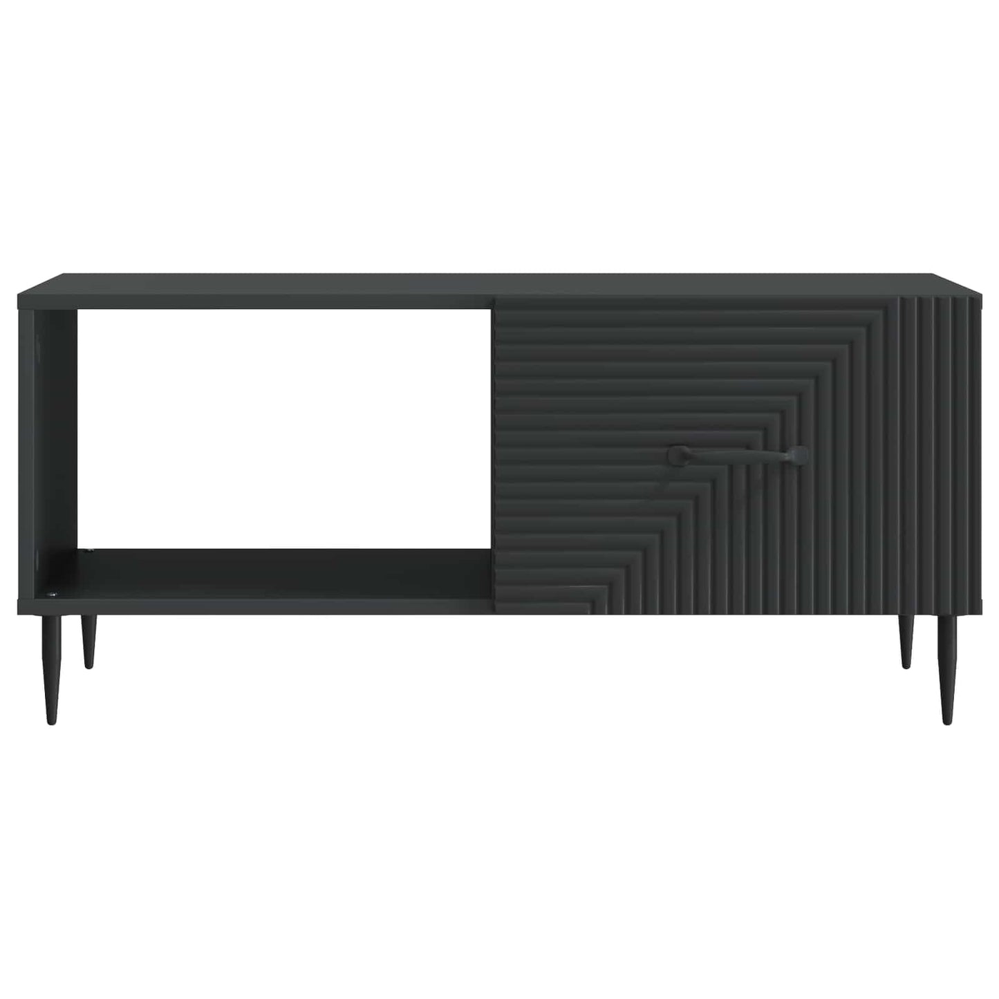 Kaffebord Svart 90 x 50 x 40 cm Konstruert tre
