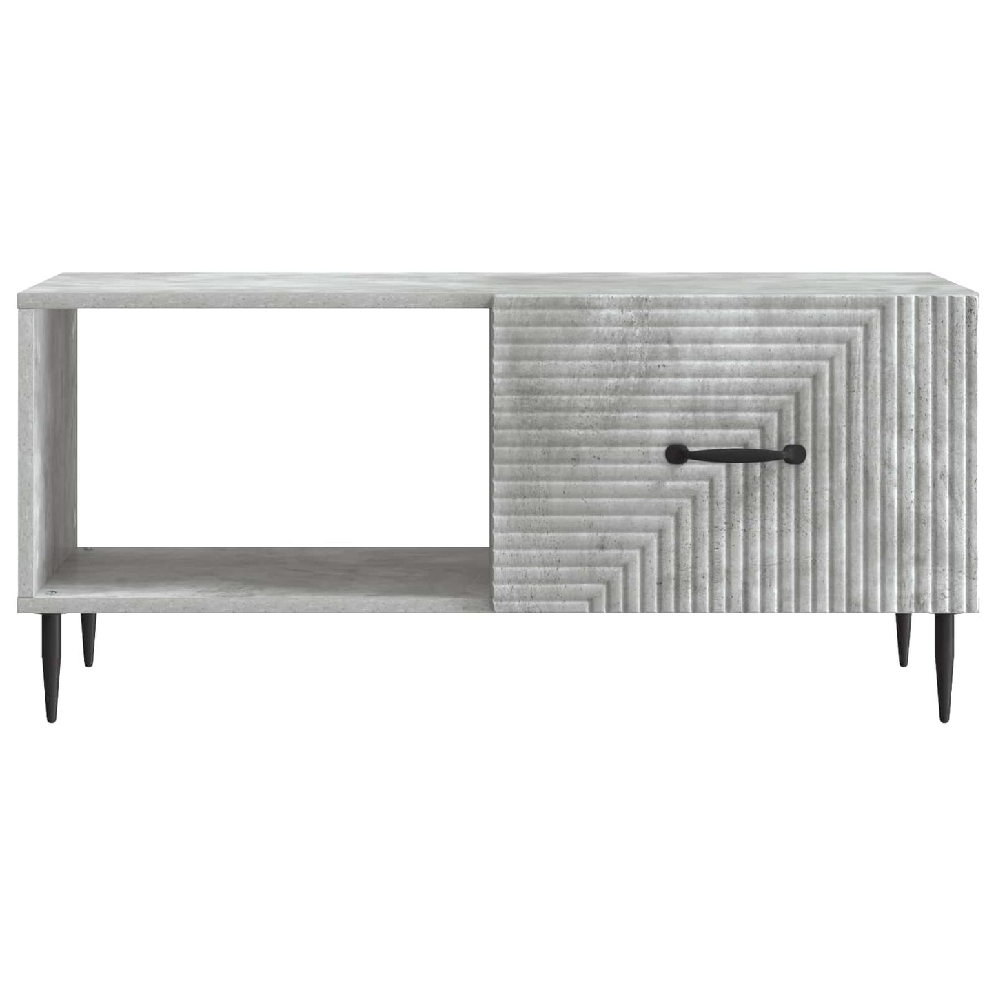 Kaffebord Betonggrå 90 x 50 x 40 cm Konstruert tre