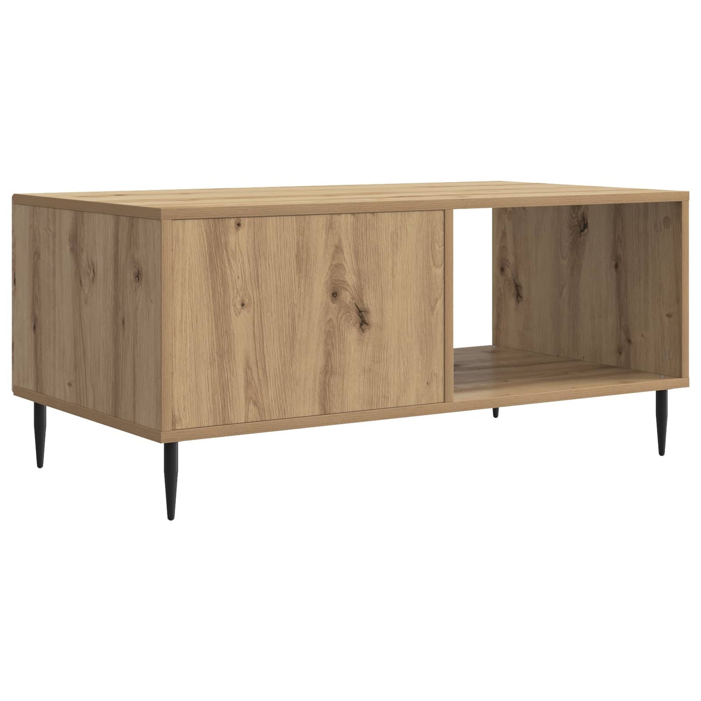 Kaffebord Artisan eik 90 x 50 x 40 cm Konstruert tre