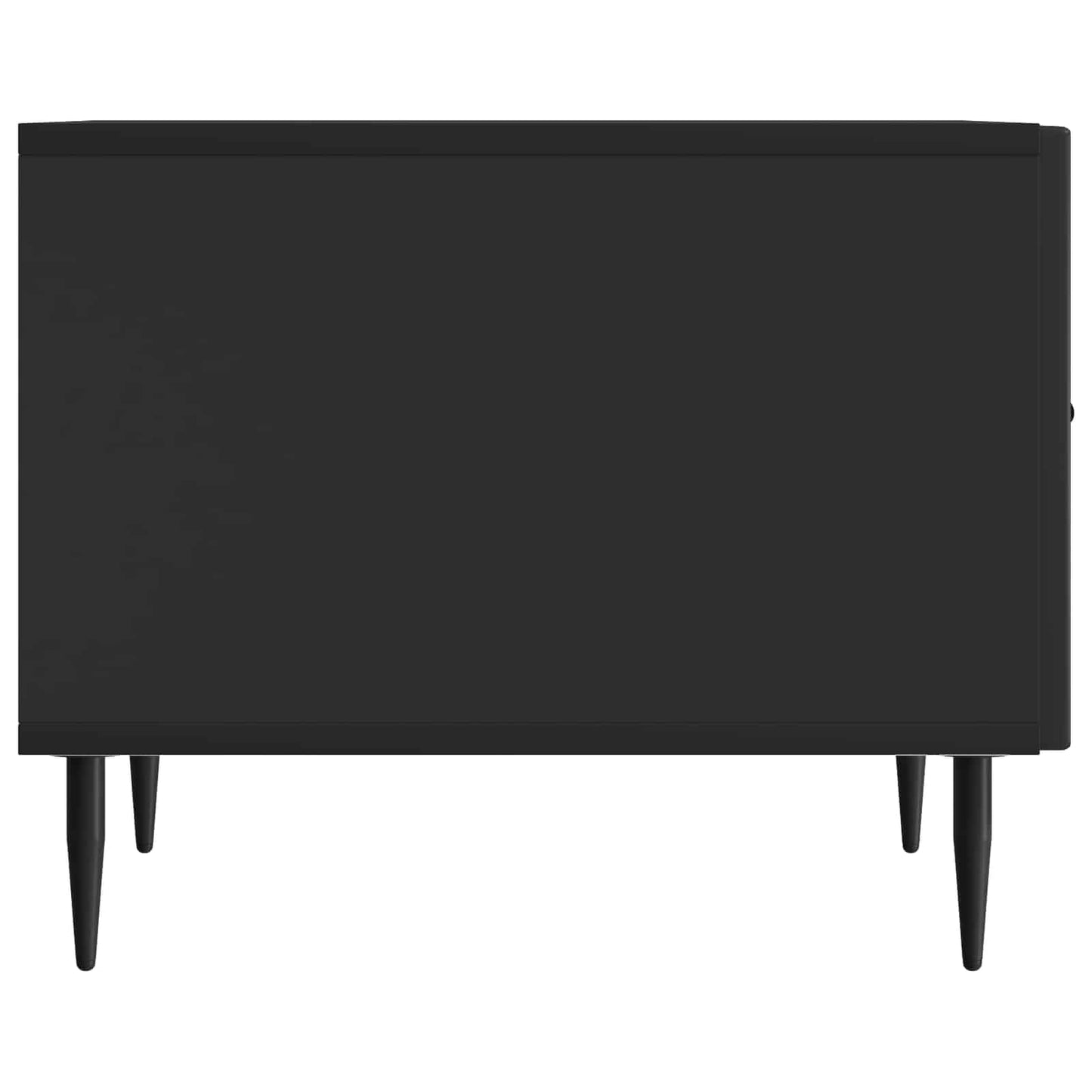 Kaffebord med skuff Svart 49 x 50 x 40 cm Konstruert tre