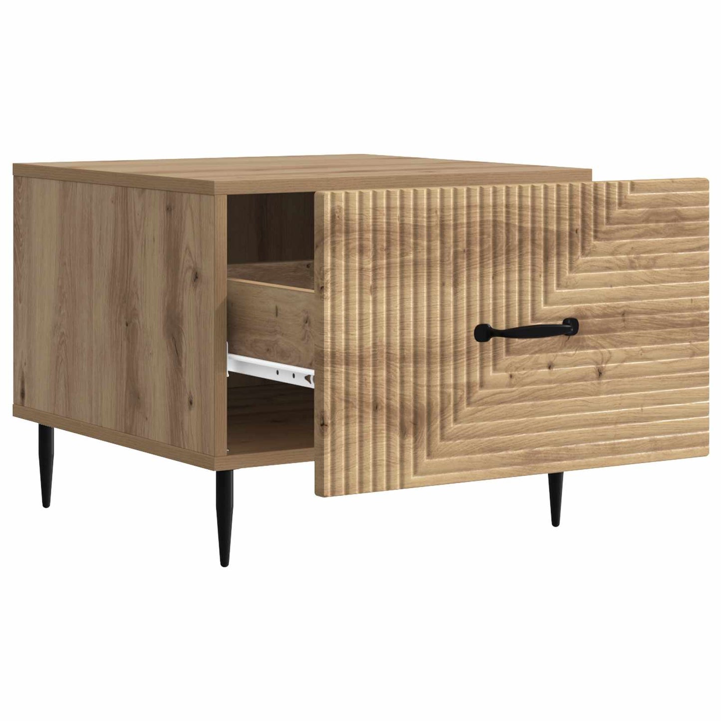 Kaffebord med skuff Artisan eik 49 x 50 x 40 cm Konstruert tre
