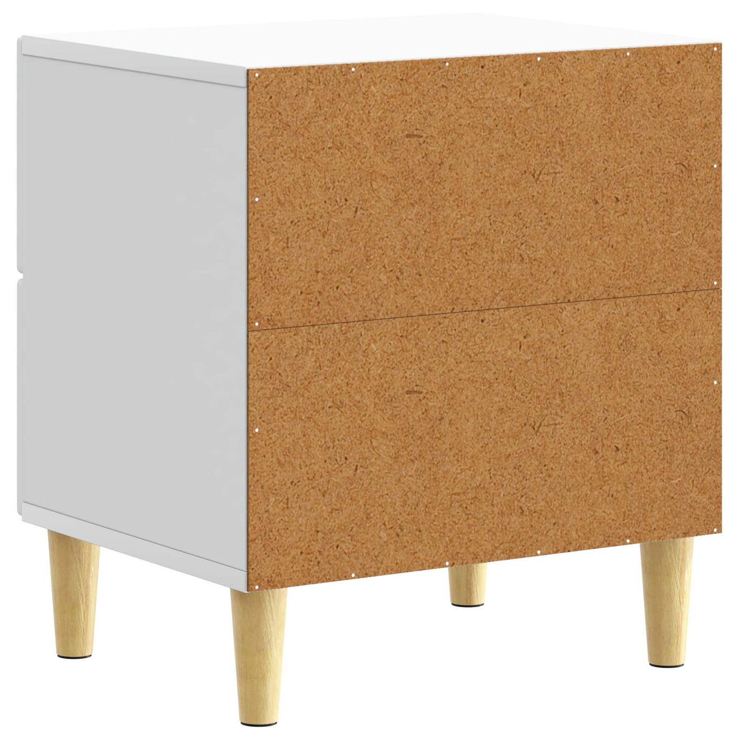Nattbord Hvit 43 x 34,5 x 48 cm Konstruert tre