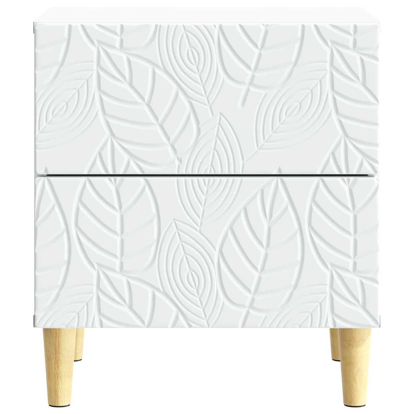 Nattbord Hvit 43 x 34,5 x 48 cm Konstruert tre