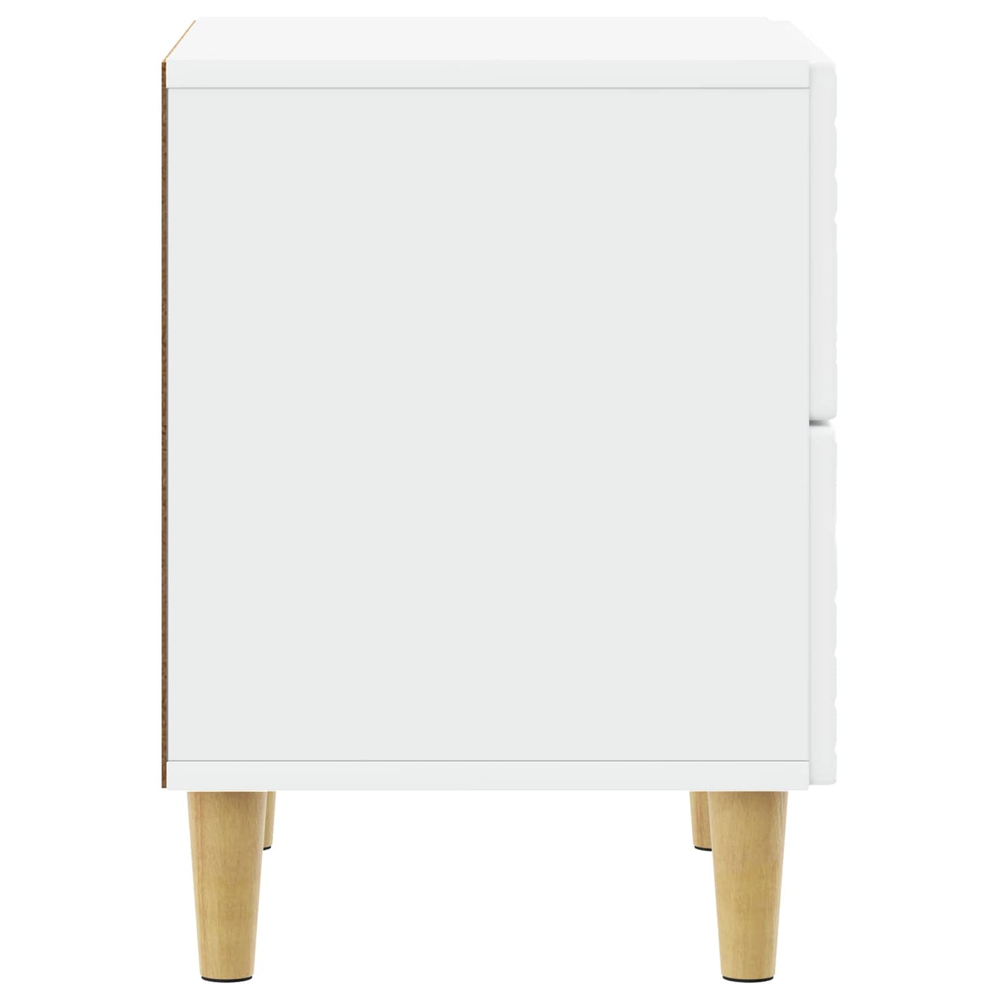 Nattbord Hvit 43 x 34,5 x 48 cm Konstruert tre
