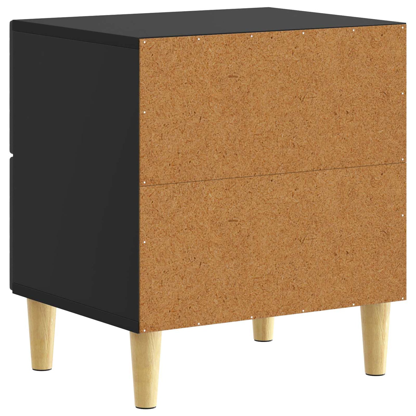 Nattbord Svart 43 x 34,5 x 48 cm Konstruert tre