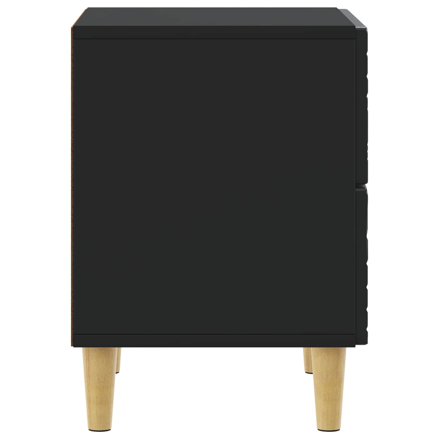 Nattbord Svart 43 x 34,5 x 48 cm Konstruert tre