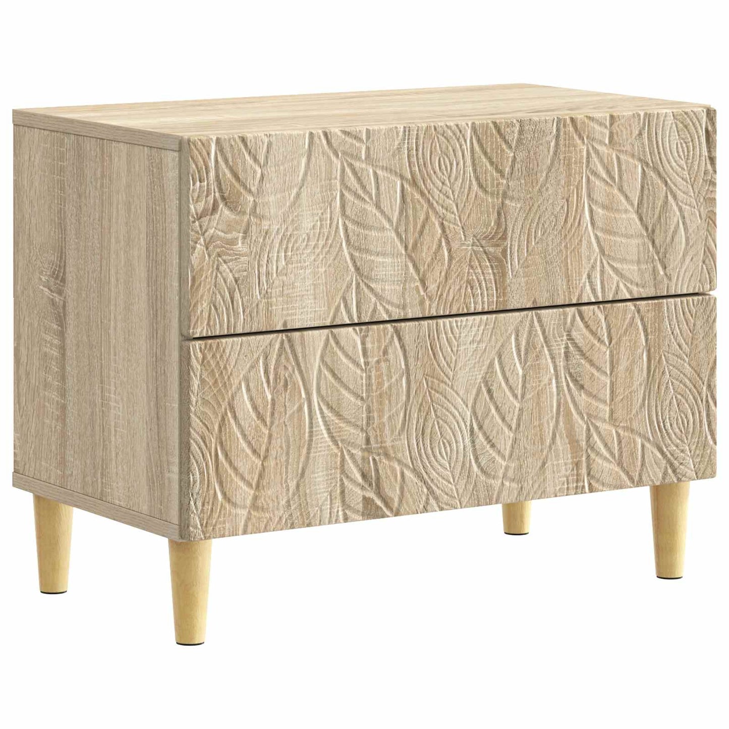 Nattbord Sonoma eik 62 x 34,5 x 48 cm Konstruert tre