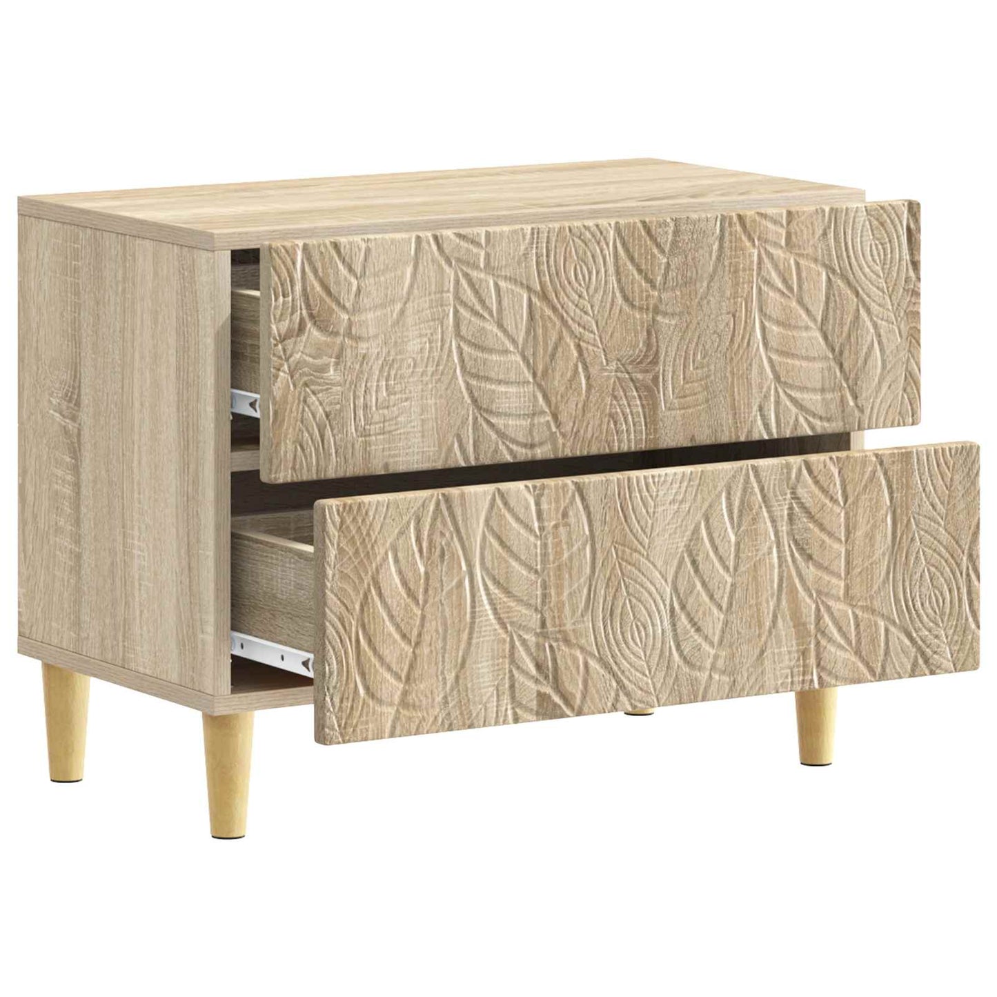 Nattbord Sonoma eik 62 x 34,5 x 48 cm Konstruert tre